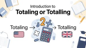Totaling or Totalling